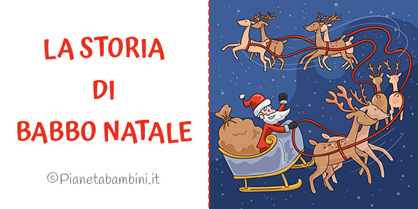 La storia di Babbo Natale Video e testo in PDF da stampare della storia di Babbo Natale