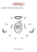 Unisci i puntini 1-16 maglione