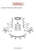Unisci i puntini 1-30 maglione