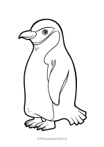 Pinguino da stampare e colorare 24