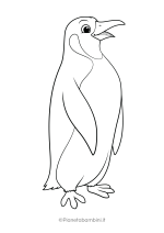 Pinguino da stampare e colorare 26