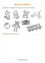 Scheda didattica su giochi e sport in italiano per stranieri e BES nr. 1