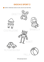 Scheda didattica su giochi e sport in italiano per stranieri e BES nr. 2