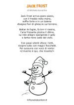 Filastrocche sull'inverno per bambini nr. 2