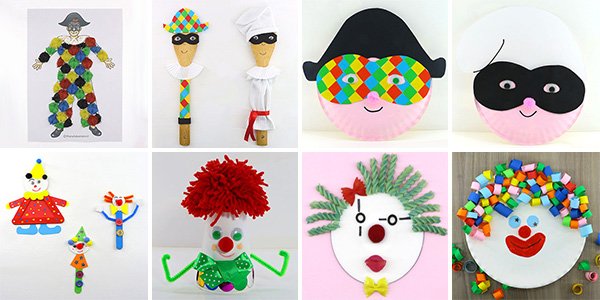 Lavoretti di Carnevale per i bambini della Scuola dell'Infanzia