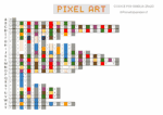 Schede Pixel Art Carnevale Codice Difficile 11