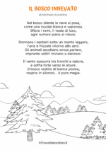 Poesia sull'inverno per bambini nr. 1
