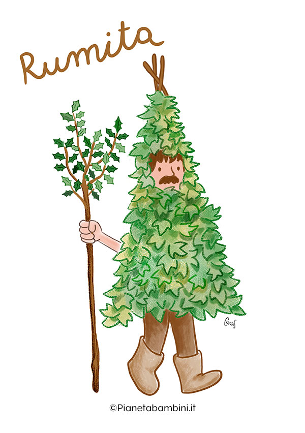 Rumita Maschera Disegno della maschera del Rumita