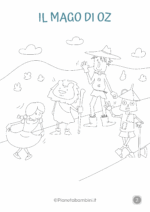 Disegni de Il mago di Oz da stampare e colorare nr. 2/6