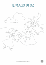 Disegni de Il mago di Oz da stampare e colorare nr. 4/6