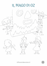 Disegni de Il mago di Oz da stampare e colorare nr. 5/6