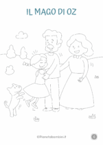 Disegni de Il mago di Oz da stampare e colorare nr. 6/6