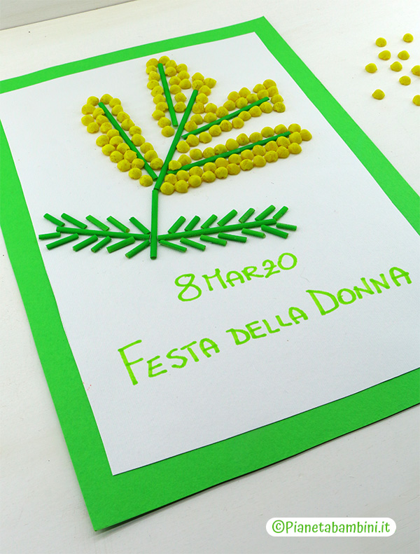 Tutorial quadretto con pasta cruda per la Festa della Donna