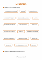 Scheda didattica sui mestieri in italiano per stranieri e BES nr. 3