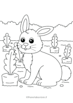 Disegni di conigli cartoon da colorare 19