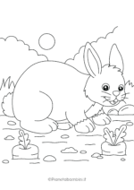 Disegni di conigli cartoon da colorare 20