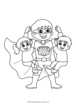 Disegno sulla festa del papà da colorare 18