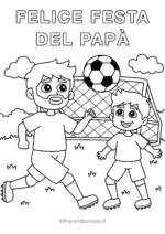 Disegno sulla festa del papà da colorare 27