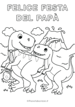 Disegno sulla festa del papà da colorare 29