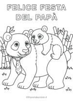 Disegno sulla festa del papà da colorare 30