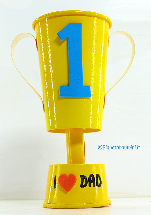 Tutorial trofeo per la Festa del Papà