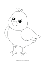 Disegni di pulcini Cartoon da colorare 18