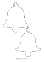 Sagome Campane Piccole da stampare 04
