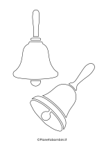 Sagome Campane Piccole da stampare 06