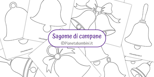 Sagome di campane da stampare e ritagliare