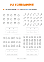 Scheda didattica sugli schieramenti per la classe seconda nr. 5