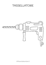 Tassellatore da stampare e colorare