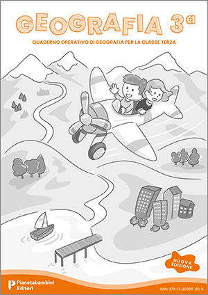 Copertina del quaderno operativo di Geografia classe terza