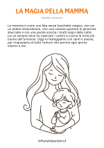 Dettato per la festa della mamma per la Scuola Primaria nr. 03