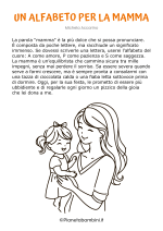 Dettato per la festa della mamma per la Scuola Primaria nr. 06