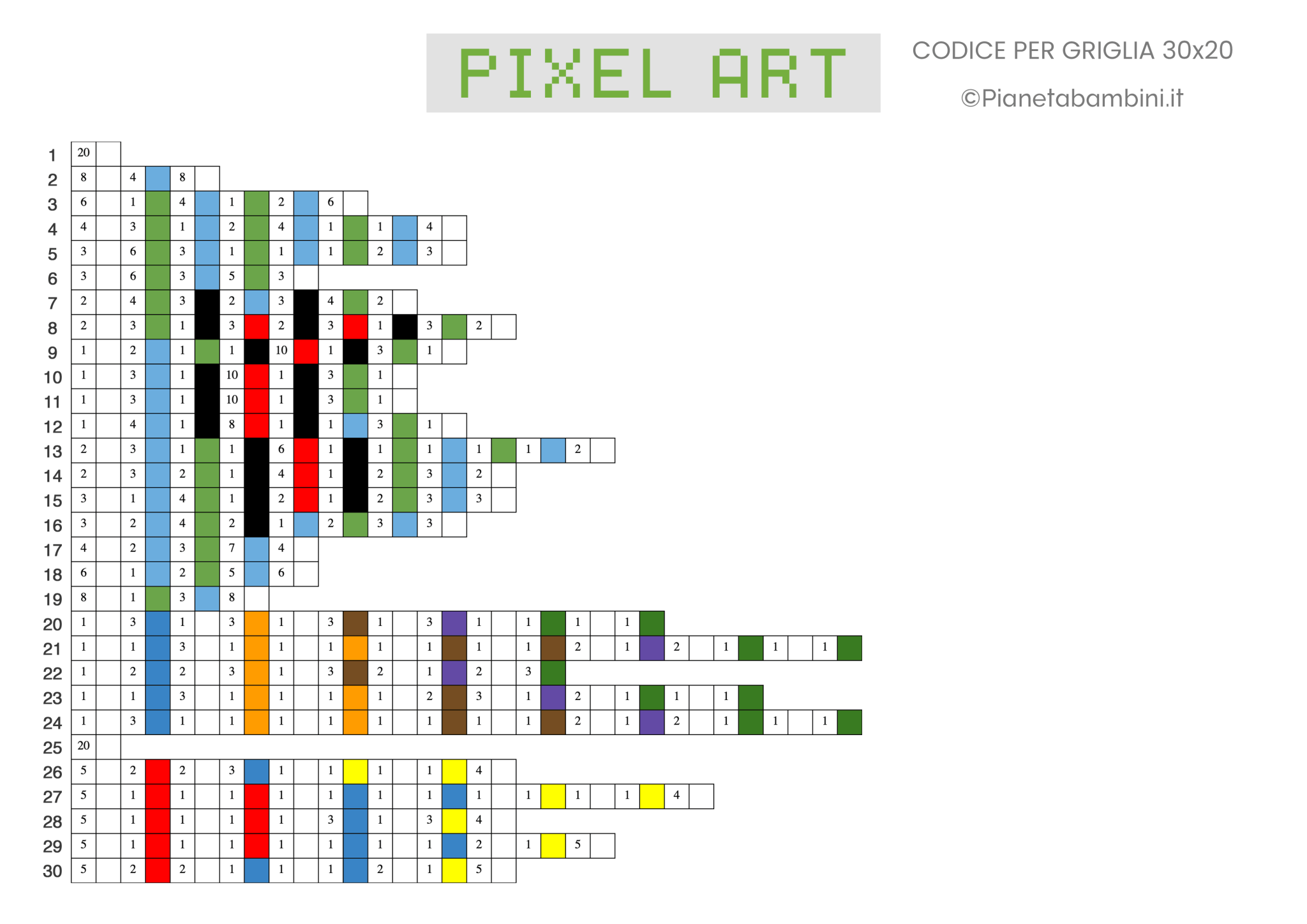 Pixel Art per la Giornata della Terra | PianetaBambini.it