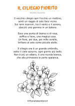 Poesia breve sulla primavera di Pianetabambini nr. 6