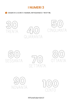 Scheda didattica sui numeri in italiano per stranieri e BES nr. 3