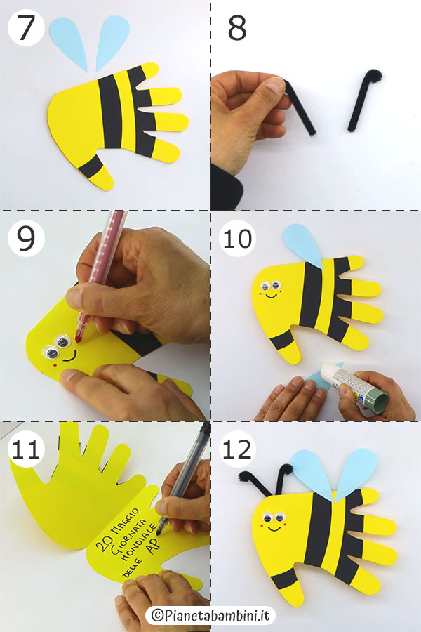 Passaggi per creare il biglietto ape con impronta 2