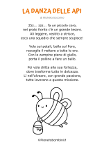 Poesia sulle api per bambini nr. 3