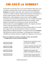 Scheda didattica su cos'è la scienza per la classe terza nr. 2