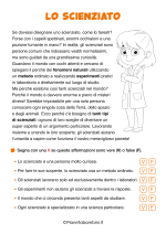 Scheda didattica sui tipi di scienziati per la classe terza nr. 1
