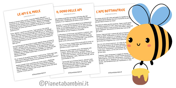 Storie sulle api per bambini