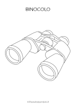 Binocolo da colorare