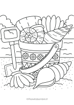 Disegno sul mare da colorare per bambini nr. 47