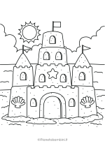 Disegno sul mare da colorare per bambini nr. 48