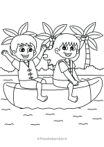 Disegno sul mare da colorare per bambini nr. 53