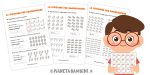 Schede didattiche sulla divisione per raggruppare per la classe seconda
