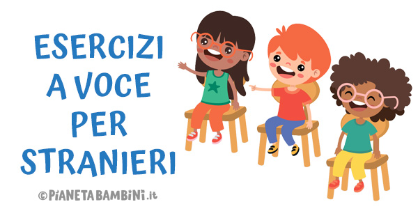 Esercizi a voce in italiano per alunni stranieri NAI