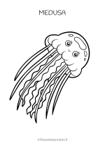 Medusa da stampare e colorare