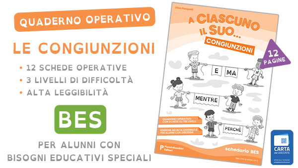 Quaderno operativo delle congiunzioni per alunni BES Quaderno operativo delle congiunzioni per alunni BES della Scuola Primaria